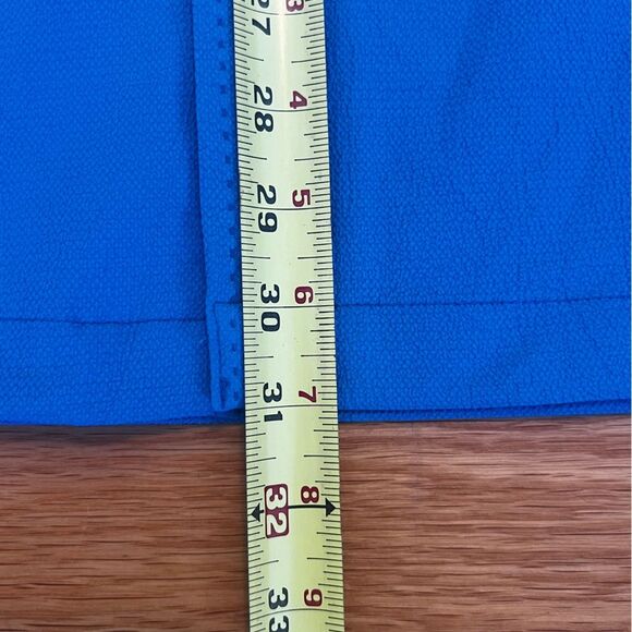 Kenneth Cole Mens Button-Up Shirt Short Sleeve Relaxed Fit Collared Blue Size M - Picture 9 of 12